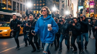 7 Prompt Gemini AI Foto Jadi Selebriti Dikerubungi Paparazzi dan Wartawan
