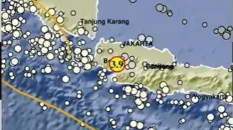 Gempa M 3,9 Guncang Sukabumi Sore Ini, BMKG Catat 32 Kali Gempa Susulan Sejak Kemarin