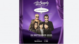 Peringati 50 Tahun, Hadir Konser Spesial Air Supply & KLakustik Live in Jakarta 2025