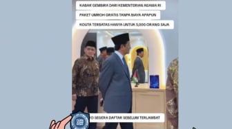 Viral Umrah Gratis Kemenag di TikTok, Cek Faktanya Di Sini