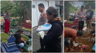 Kisah Pilu Pasutri Tak Mampu Bayar Pemakaman Bayinya, Diusir Mertua hingga Akhirnya Ditolong Polisi