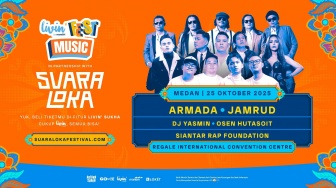Suara Loka Medan Siap di Ramaikan dengan Armada, Jamrud, DJ Yasmin, dan SRF