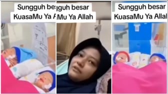 USG Tunjukkan 4 Janin, Ibu di Indramayu Syok Lahirkan Bayi Kembar 5