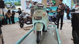 Suzuki Access 125 Melantai di IMOS 2025, Tantang Yamaha Grand Filano