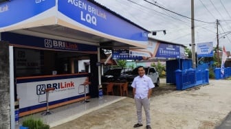 Berawal dari Container Box, AgenBRILink LQQ Kini Bisa Bangun Ruko Nyaman bagi Nasabah