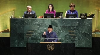 Momen Presiden Prabowo Berpidato pada Sidang Umum PBB