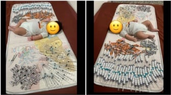 Foto Viral Bayi Dikelilingi Ratusan Suntikan, Jadi Saksi Bisu Perjuangan Ibu Buat Hamil