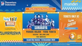Parade Hujan, Yura dan Coldiac Ramaikan Livin Music Fest Surabaya