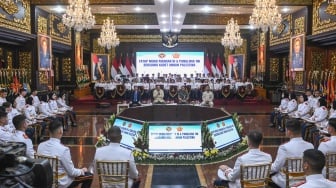 44 Kadet Palestina Terima Pembekalan dari Menhan RI dan Panglima TNI di Universitas Pertahanan