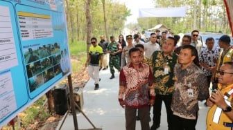 Dianggarkan Rp15,3 Miliar, Ahmad Luthfi Tinjau Langsung Perbaikan Jalan TodananNgawen Blora