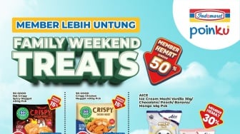 Indomaret Hadirkan Family Weekend Treats: Diskon Hingga 50 Persen Khusus Member