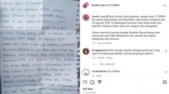 Viral! Pelajar SMA di Jaktim Ditahan Polda Metro Jaya, Tulis Surat Minta Bantuan Hukum