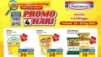 Besok Terakhir, Promo 4 Hari Indomaret Bikin Belanja Hemat Hingga 25 Persen