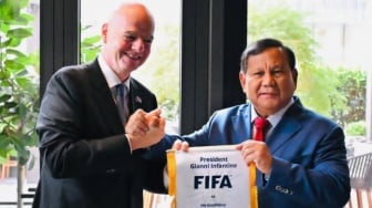 Blak-blakan! Presiden FIFA Puji Prestasi Timnas Indonesia di Depan Prabowo