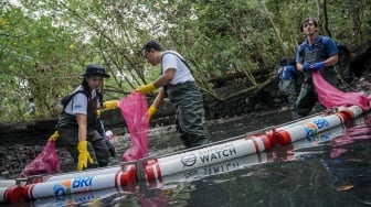 Kolaborasi BRI dan Sungai Watch Berhasil Kumpulkan Puluhan Ton Sampah Sungai