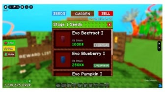 Apa Saja Update Seed Stages Grow a Garden? Ada 25 Reward Menanti