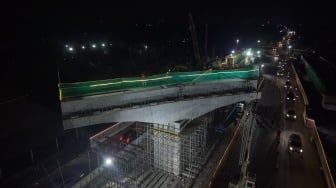 Progres Tol Jogja-Solo Seksi 2 Trihanggo-Junction Sleman Tembus 66,39 Persen