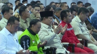 Momen Presiden Prabowo Resmikan Akad Massal 26 Ribu KPR FLPP di Cileungsi Bogor
