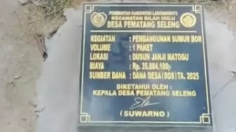 Anggaran Rp35 Juta Sia-sia? Sumur Bor Ajaib Proyek Kepala Desa Cuma Semprotkan Pasir: Lucu Banget