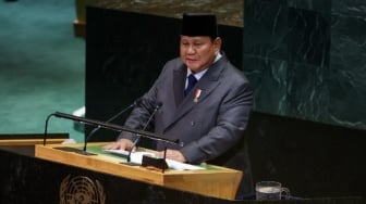 CEK FAKTA Foto Presiden Prabowo Terpajang pada Billboard di Israel, Asli atau Palsu?