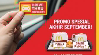 Promo Spesial Akhir September di McDonald's Drive Thru: Beli PaNas 2, Gratis PaNas 1