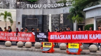 Aliansi Jogja Memanggil Bongkar Kekerasan Aparat, Tuntut Pembebasan Aktivis hingga Reformasi Polri