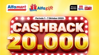 Promo Alfamart Hadirkan Gebrakan! Belanja Dapat Cashback 2X Lebih Gede, Langsung Rp20 Ribu