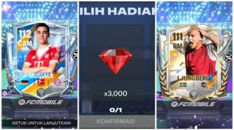 17 Kode Redeem FC Mobile Terbaru 2 Oktober: Klaim Pemain 109-113 dan Ribuan Gems