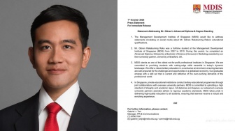 Apa itu Bachelor of Science Honours? Gelar Sarjana Gibran dari MDIS