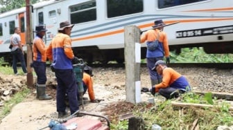 KAI Jakarta Tutup 36 Perlintasan Liar Kereta Api