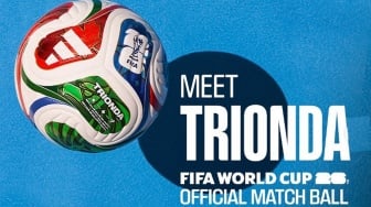 Trionda Resmi Menggema! FIFA Rilis Bola Piala Dunia 2026, Kawinkan Teknologi dan Tiga Negara