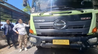 Setop Truk Pelat BK, Wagub Aceh Tanya Sopir Sudah Makan dan Beri Uang