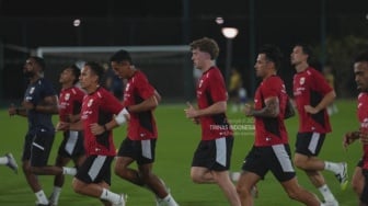 14 Pemain Absen Latihan Perdana Timnas Indonesia di Arab Saudi