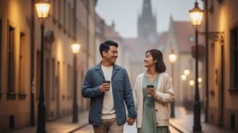 7 Prompt Gemini AI Foto Malam Mingguan Bareng Pacar di Tempat Romantis