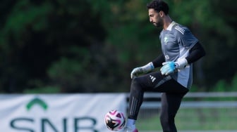 Trik Gila Herve Renard! Kiper Saudi Ditempa Bola Lonjong Hadapi Timnas Indonesia