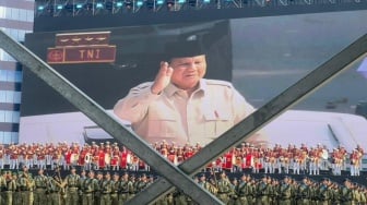 Prabowo Berulang Kali Ucapkan Terima Kasih Jelang Upacara HUT ke-80 TNI