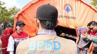 Pertamina Plaju Salurkan Bantuan Logistik untuk Tim Siaga Karhutla di Pemulutan