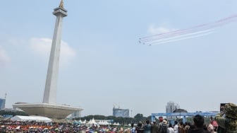 Monas Banjir Sampah Usai Puncak HUT ke-80 TNI: 126 Ton Diangkut!