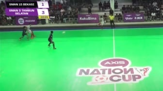GOL Spektakuler dan Koreo Suporter Warnai AXIS Nation Cup 2025 di Bekasi