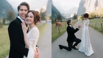 4 Potret El Rumi Lamar Syifa Hadju di Swiss, Cincin Mewahnya Jadi Sorotan