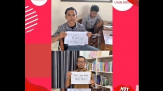 Protes Razia Rambut, Murid dan Guru Saling Balas Pesan Lewat Video