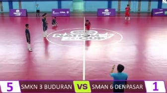 5 Gol! SMKN 3 Buduran Bikin Denpasar Kewalahan di AXIS Nation Cup 2025