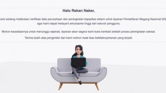Situs Program Magang Nasional Eror, Airlangga Buka Suara