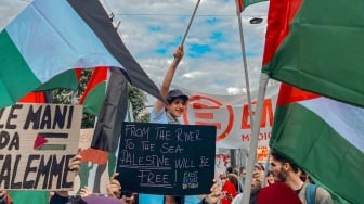 Demonstran Pro-Palestina Serbu Laga Italia vs Israel di Luar Stadion, Gattuso: Tidak akan Tenang