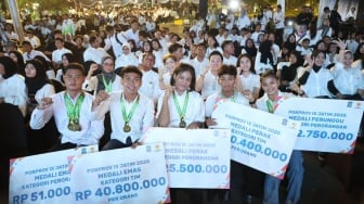 Surabaya Gelontorkan Rp42,7 Miliar Bonus untuk Atlet Porprov Jatim 2025