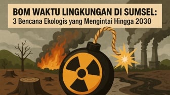 Bom Waktu Lingkungan di Sumsel: 3 Bencana Ekologis yang Mengintai Hingga 2030?