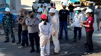 Kebakaran PT SLNC Morowali: 2 Pekerja Luka Bakar, Polisi ke Lokasi!
