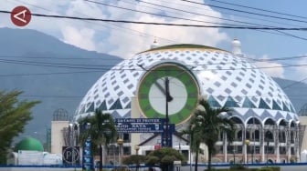 Kubah Raksasa 90 Meter Siap Pecahkan Rekor MURI di Masjid Raya Baitul Khairaat