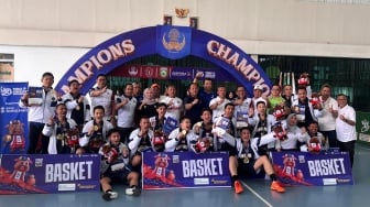 Tampil Digdaya, Tim Basket Kemenimipas Pastikan Gelar Juara PORNAS KORPRI 2025