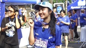 Lari Bagi Febby Rastanti Bukan Sekadar Olahraga, Tapi Cara Healing dan Menemukan Diri Sendiri!
